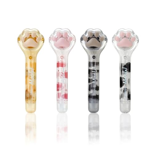 RYMAUP 4 Stück Mini Korrekturroller, Korrekturband für Katzenkrallen, Tape Dry weiß, ideal für Schule und Büro, Korrekturroller für Kinder, Jugendliche, Erwachsene, Kitty-Thema RYMAUP 4 Stück Mini Korrekturroller, Korrekturband für Katzenkrallen, Tape Dry weiß, ideal für Schule und Büro, Korrekturroller für Kinder, Jugendliche, Erwachsene, Kitty-Thema von RYMAUP