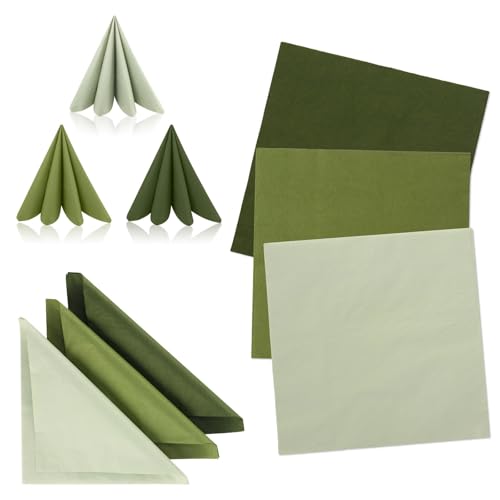 RYMAUP 60 Stück Servietten Salbeigrün Papierservietten 33 x 33 cm Servietten Eukalyptusgrün Cocktailservietten Einwegservietten für Hochzeit Abendessen Geburtstag Braut Jahrestag Party RYMAUP 60 Stück Servietten Salbeigrün Papierservietten 33 x 33 cm Servietten Eukalyptusgrün Cocktailservietten Einwegservietten für Hochzeit Abendessen Geburtstag Braut Jahrestag Party von RYMAUP
