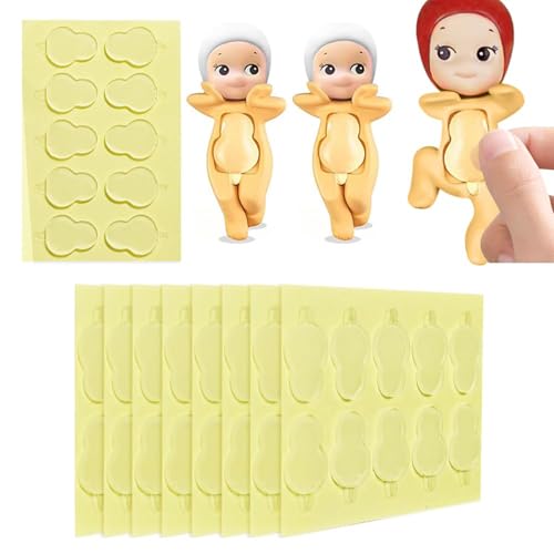 RYMAUP 80 Stück transparentes Klebeband für Sonny Baby, kompatibel mit Sonny Angel, abnehmbare Minifigur, transparenter Kleber, klebrige Knete für Sonny-Puppe, passend für Sonny Baby-Klebeband-Ersatz RYMAUP 80 Stück transparentes Klebeband für Sonny Baby, kompatibel mit Sonny Angel, abnehmbare Minifigur, transparenter Kleber, klebrige Knete für Sonny-Puppe, passend für Sonny Baby-Klebeband-Ersatz von RYMAUP