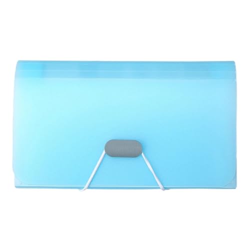 Dokumenten-Organizer, erweiterbare Fächermappe, A6, Dokumenten-Organizer, Ordner, Geldbörse, Orgeltasche, Akkordeontasche, Rechnung, Schule, Büro, Familie(Blue) von RYRYR
