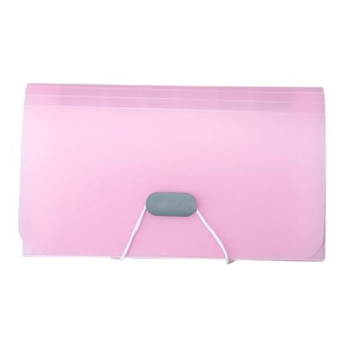 Dokumenten-Organizer, erweiterbare Fächermappe, A6, Dokumenten-Organizer, Ordner, Geldbörse, Orgeltasche, Akkordeontasche, Rechnung, Schule, Büro, Familie(Pink) von RYRYR