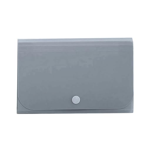 Dokumenten-Organizer, erweiterbare Fächermappe, tragbar, mit 13 Fächern, Akkordeontasche, Organizer-Halter for Home-Office-Schule und Lehrerbedarf(Grey) von RYRYR