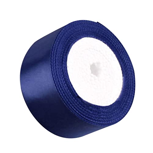 Geschenkband for Kuchen, Basteln, for Verpacken, Dekorieren, Basteln, Dekorativ for jeden Anlass (Größe: Breite 4 cm x Länge ca. 22 m)(Navy Blue) von RYRYR
