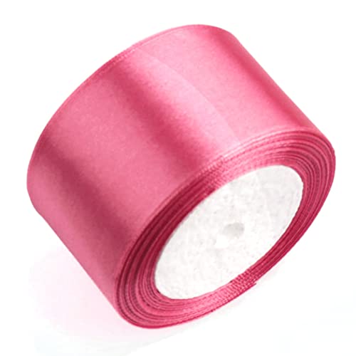 Geschenkband for Kuchen, Basteln, for Verpacken von Geschenken, Dekorieren, Basteln, Dekorieren for jeden Anlass, 1 Rolle (Größe: Breite 5 cm x Länge ca. 22 m)(Melon Red) von RYRYR