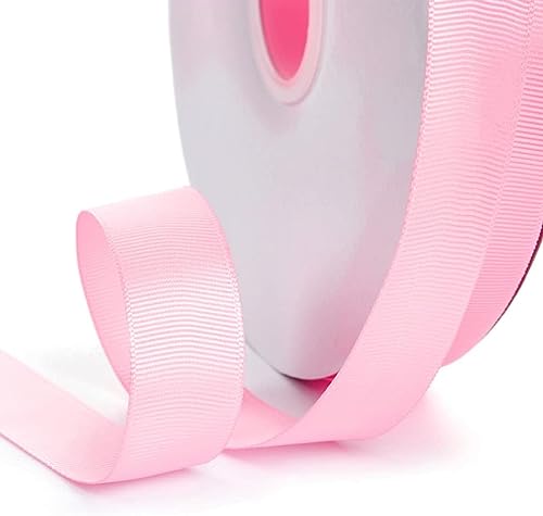 Geschenkband for Kuchen, Basteln for Verpacken, Satin-Polyester, zur Verzierung (Breite: 2 cm, Länge: 91 m)(Roze) von RYRYR