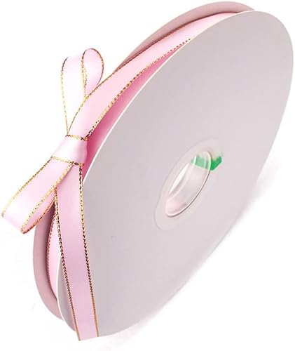 Geschenkband for Kuchen, Basteln for Verpacken von Haarschleifen, DIY-Paketdekoration (Größe: Breite 1 cm x Länge ca. 91 m)(Roze) von RYRYR