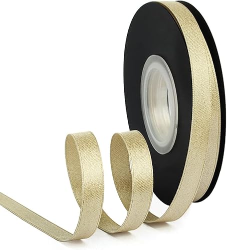 Geschenkband for Kuchen, Basteln for Verpacken von Satinschleifen, for Geburtstagsfeiern, Hochzeiten, Scrapbooking-Dekoration (Breite: 1 cm, Länge: 18 m)(Off White) von RYRYR