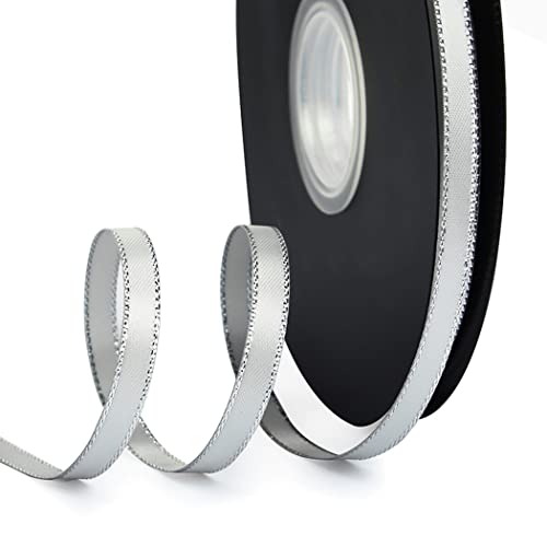 Geschenkband for Kuchen, Basteln for Verpacken von Valentinstags-, Hochzeits- und Party-Dekorationen (Breite: 6 mm, Länge: 45 m)(Onecolor) von RYRYR
