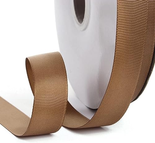 Geschenkband for Kuchen, Satinband for Verpacken von Geschenken, for Dekorationszwecke (Breite: 6 mm, Länge: 91 m)(Bruin) von RYRYR