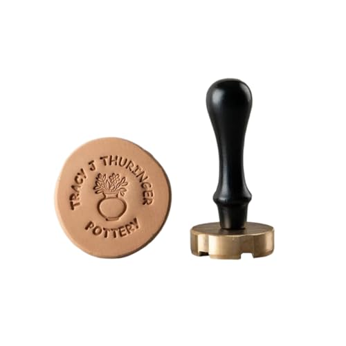 Individueller Metallstempel für Töpferei – personalisierter Töpferstempel, Keramikwerkzeug, individuelle Logo-Form, gestalten Sie Ihre Briefstempel für Tonwerkzeuge, Tonunterschrift von RYTTGOP