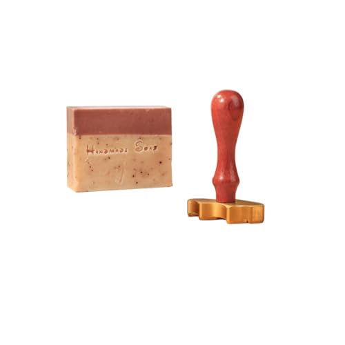 Personalisierter Seifenstempel – Individuelle handgefertigte Briefstempel, Seifenherstellungs-Set, DIY-Logo-Design, ideal zum Basteln von Branding und Verschenken von RYTTGOP
