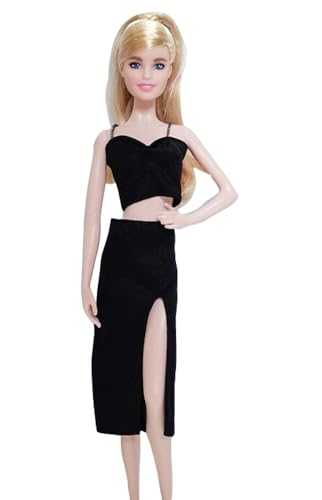 RYZGOJV 30 cm Mädchen Puppenkleidung Kleid Outfits Mädchen Abend Party Kleider Puppe Kleidung Kinder Geschenk Puppenkleid, Mode Kleid-A05 von RYZGOJV