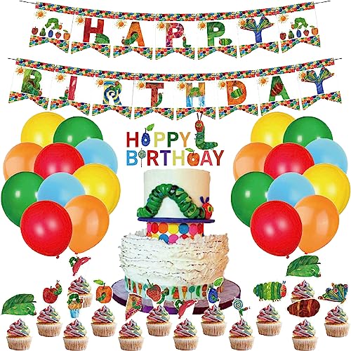 Die Kleine Raupe Nimmersatt Geburtstag Deko The Very Hungry Caterpillar Luftballons Deko Hungry Caterpillar Kuchen Deko Hungry Caterpillar Geburtstag Girlande von RZDQZY