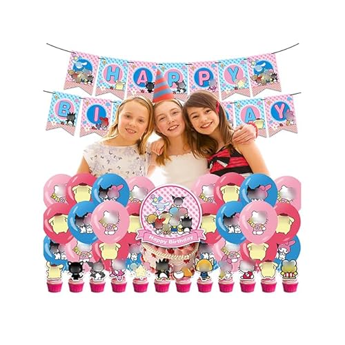 Geburtstagsdeko Kuromi Luftballons My Melody Geburtstag Girlande My Melody Party Deko Sanrio Kuchentopper Geburtstag Cinnamoroll Kindergeburtstag Deko Cinnamoroll Luftballons von RZDQZY