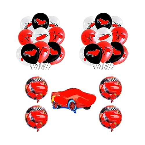 Rennauto Geburtstagsdeko Lightning Mcqueen Geburtstag Deko Rennwagen Kindergeburtstag Deko Mcqueen Auto Geburtstag Luftballons Mcqueen Car Luftballons Deko Racing Car Luftballons Deko Geburtstag von RZDQZY