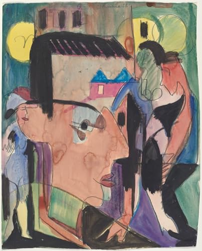 RZHRHJES Leinwand Poster Wandbilder Leinwandkunst Drucken Modern Wandbilder An der Staffelei von Ernst Ludwig Kirchner Kunstdruck Leinwand für Wohnzimmer-Dekor 60x90cm von RZHRHJES