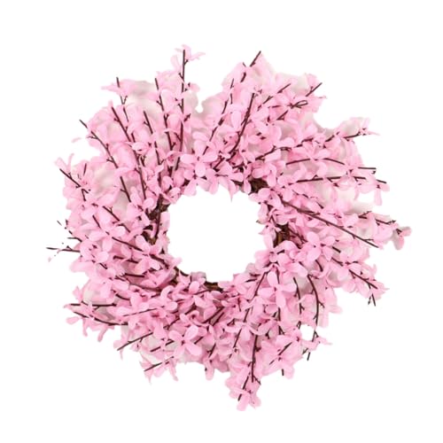 RZRPYFMM Frühling Haustür Kranz, Künstliche Kranz Home Decor Tür Hängende Dekoration,Rosa RZRPYFMM Frühling Haustür Kranz, Künstliche Kranz Home Decor Tür Hängende Dekoration,Rosa von RZRPYFMM