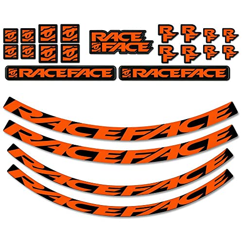 Aufkleberset - groß - orange Aufkleberset - groß - orange von RaceFace