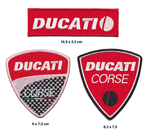 Motorrad Italien Aufnäher Aufbügler Patch 3 Stück Biker Moto GP MGP Motorrad Italien Aufnäher Aufbügler Patch 3 Stück Biker Moto GP MGP von Racing Classics