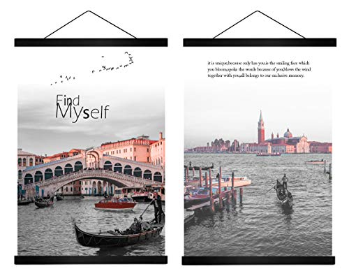 Radezon B3 Bilderrahmen, Posterleiste Posterschiene Posterleisten, Magnet Magnetische Holz Poster, bilderrahmen, Bilderleiste Posterhänger für Bilder, Poster, Schlafzimmer, 2 Packungen(35cm, Schwarz) Radezon B3 Bilderrahmen, Posterleiste Posterschiene Posterleisten, Magnet Magnetische Holz Poster, bilderrahmen, Bilderleiste Posterhänger für Bilder, Poster, Schlafzimmer, 2 Packungen(35cm, Schwarz) von Radezon