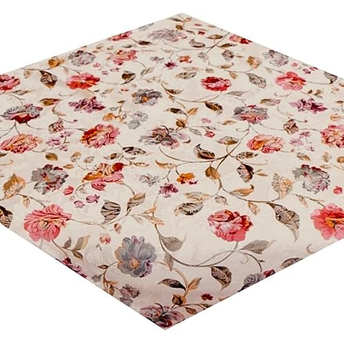 Raebel OHG 85x85 cm Mitteldecke - Jacquard ecru-bunt ''Blumenmotiv'' Raebel OHG 85x85 cm Mitteldecke - Jacquard ecru-bunt ''Blumenmotiv'' von Raebel OHG
