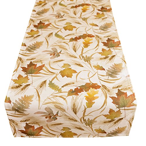 Raebel OHG 85x85 cm Mitteldecke - Textildruck Motiv ''Herbstlaub'' von Raebel OHG