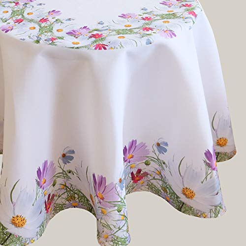 Raebel - RundeDecke - Druckmotiv Blumen bunt - (Ø130 cm) von Raebel OHG