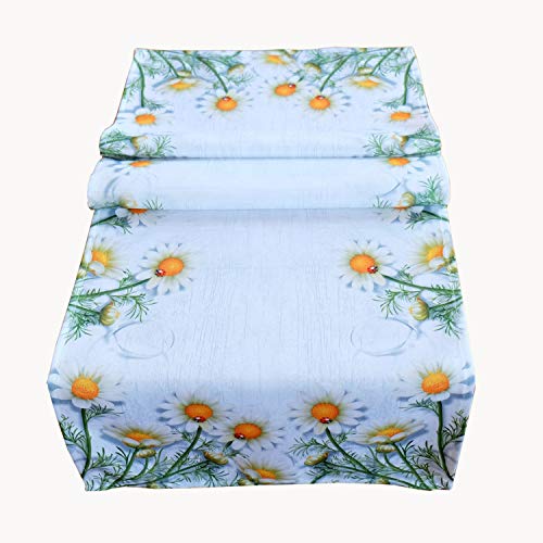 Raebel Tischdecke 85 x 85 cm Mitteldecke Sommer Deko Tischdeko Bedruckt Kamillenblüten Margerite Weiß Bunt Raebel Tischdecke 85 x 85 cm Mitteldecke Sommer Deko Tischdeko Bedruckt Kamillenblüten Margerite Weiß Bunt von Raebel OHG