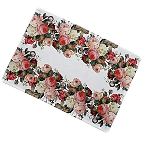 Raebel Tischdecke Mitteldecke Decken Tischläufer Läufer Rosen Garten Bunt Polyester (Tischläufer 35x50 cm) von Raebel