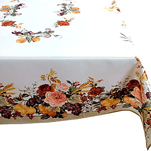 Raebel Tischdecke Pflegeleicht Tischtuch Decke Rosendecke Herbst Druckdecke 130x170 cm von Raebel