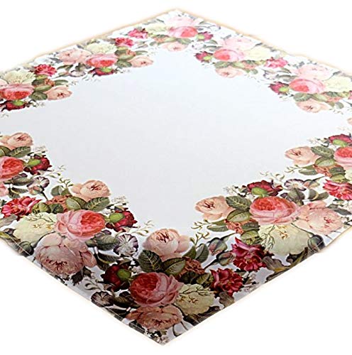 Raebel - Tischdecken - Druckmotiv Rosen - Ostern Frühling - Größe wählbar - 100% Polyester (110 x 110 cm) von Raebel OHG