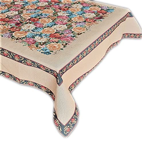 Tischdecke Gobelin 130 x 170 cm Eckig Rosen Hellbraun Bunt Landhaus Gobelindecke Gobelintischdecke Tischdecke Gobelin 130 x 170 cm Eckig Rosen Hellbraun Bunt Landhaus Gobelindecke Gobelintischdecke von Raebel OHG