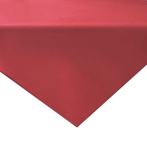 Tischdecke Mitteldecke Unterdecke Gartentischdecke 85 x 85 cm einfarbig abwaschbar fleckgeschützt strapazierfähig für den Innen- und Außenbereich (dunkelrot) von Raebel