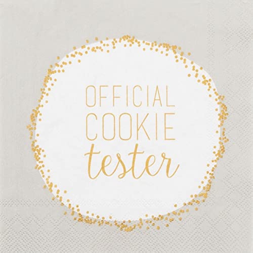 Cocktailserviette "Official cookie tester" von Räder