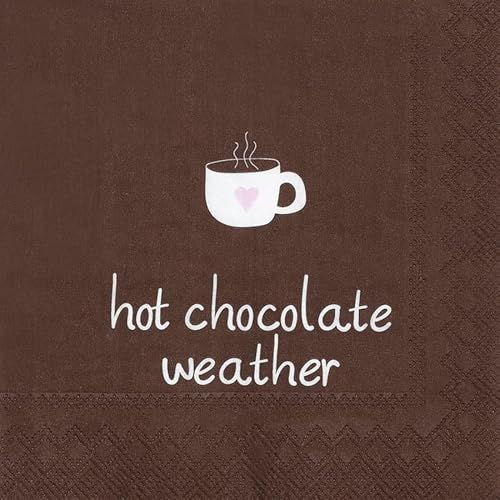Cocktailservietten "Hot chocolate weather" Cocktailservietten "Hot chocolate weather" von Räder