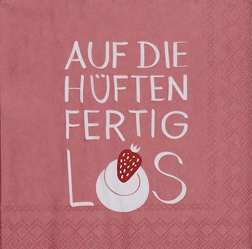 Cocktailserviette "Auf die Hüften fertig los" Cocktailserviette "Auf die Hüften fertig los" von Räder