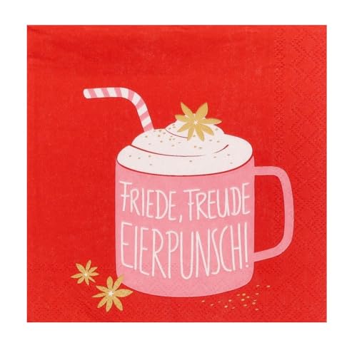 Räder Cocktailservietten Friede Freude Eierpunsch Räder Cocktailservietten Friede Freude Eierpunsch von Räder