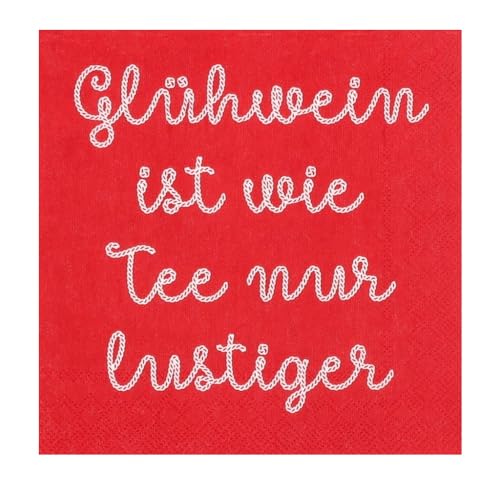 Räder Cocktailservietten Glühwein ist wie Tee Räder Cocktailservietten Glühwein ist wie Tee von Räder