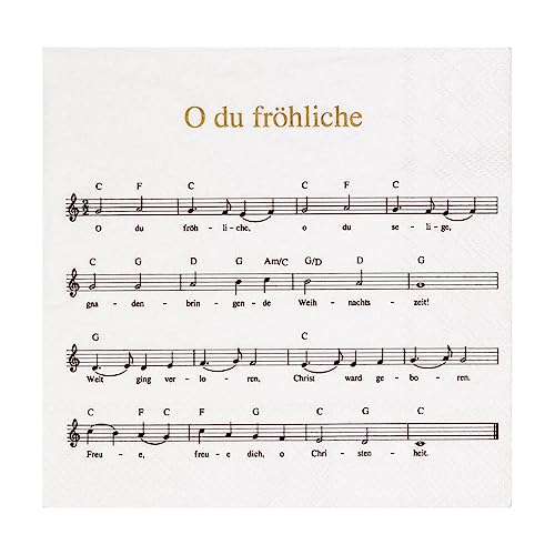 Serviette "O du fröhliche" von Räder