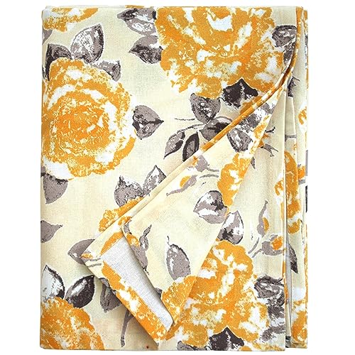 Ragged Rose Tischdecke, Baumwolle, Gold Rose, 90.6 x 55.1 inch (Rectangular) von Ragged Rose