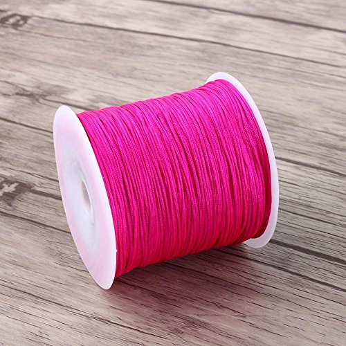 Rose Red Nylon Chinesische Knotenschnur Makramee Armband Herstellung Rattail Makramee Faden Schnur Nylon Perlenschnur DIY Armb?nder und Halsketten Schmuck Herstellung 100M x 0 , 8mm Rose Red Nylon Chinesische Knotenschnur Makramee Armband Herstellung Rattail Makramee Faden Schnur Nylon Perlenschnur DIY Armb?nder und Halsketten Schmuck Herstellung 100M x 0 , 8mm von Raguso