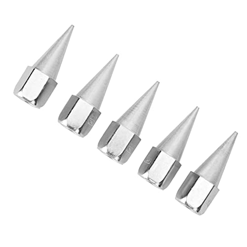 Spitzen-Schmiernippel-Gewindebohrer-Set 10×6×2 5-teiliges Metall-Ersatz-Fettspitzen-Düsennippel-Fettschmierzubehör von Raguso