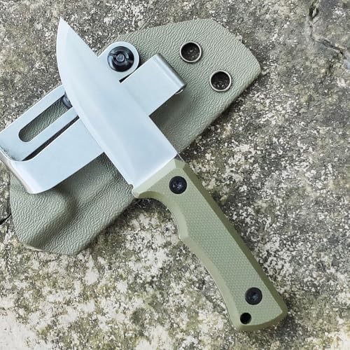 Raheem Outdoor Messer, Survival Messer mit Scheide, Jagdmesser feststehende Klinge mit G10 Griff, Bushcraft Messer, Neck Knife, Angelmesser für Camping Jagd Wandern Abenteuer Raheem Outdoor Messer, Survival Messer mit Scheide, Jagdmesser feststehende Klinge mit G10 Griff, Bushcraft Messer, Neck Knife, Angelmesser für Camping Jagd Wandern Abenteuer von Raheem