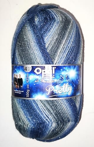 & AngiesStrickZauber verkauft:Opal/Sockenwolle / 4 ply/fädig / 1 x 100g. / Pretty mit Silbereffekt/ /"Die Sinne verstricken" / Tutto-Opal Sockengarn/Strickwolle & AngiesStrickZauber verkauft:Opal/Sockenwolle / 4 ply/fädig / 1 x 100g. / Pretty mit Silbereffekt/ /"Die Sinne verstricken" / Tutto-Opal Sockengarn/Strickwolle von Rahm