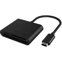 RaidSonic ICY BOX® IB-CR301-C3 Multi-microSD, SD, Compact Flash-Kartenleser schwarz von RaidSonic ICY BOX®