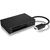 RaidSonic ICY BOX® IB-CR401-C3 Multi-microSD, SD, Compact Flash-Kartenleser schwarz von RaidSonic ICY BOX®