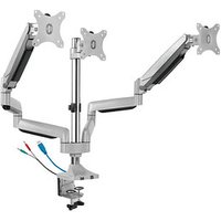 RaidSonic ICY BOX® Monitor-Halterung IB-MS505-TI silber für 2 Monitore, Tischklemme, Tischbohrung von RaidSonic ICY BOX®
