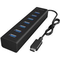 RaidSonic ICY BOX® USB-Hub IB-HUB1700-C3 7-fach schwarz von RaidSonic ICY BOX®