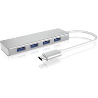 RaidSonic ICY BOX® USB-Hub IB-HUB1425-C3 4-fach silber von RaidSonic ICY BOX®