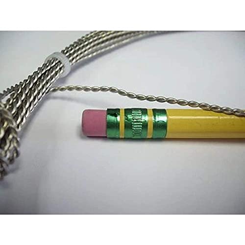 Verdrehter verzinnter Kupferdraht, 14 Gauge, 6,5 m Spule, perfekt für Buntglasprojekte von Rainbow Art Glass